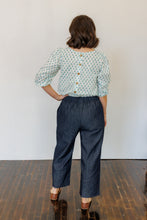Load image into Gallery viewer, The Flora Top in Blue Tulip