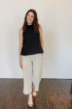 Load image into Gallery viewer, The Mira Top in Black Linen