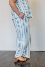 Load image into Gallery viewer, The Oasis Pants in Aegean Stripe