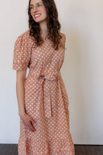 Load image into Gallery viewer, The Traverse Dress in Pink Block Print