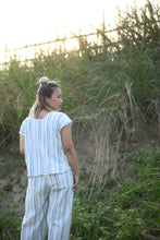 Load image into Gallery viewer, The Oasis Pants in Aegean Stripe