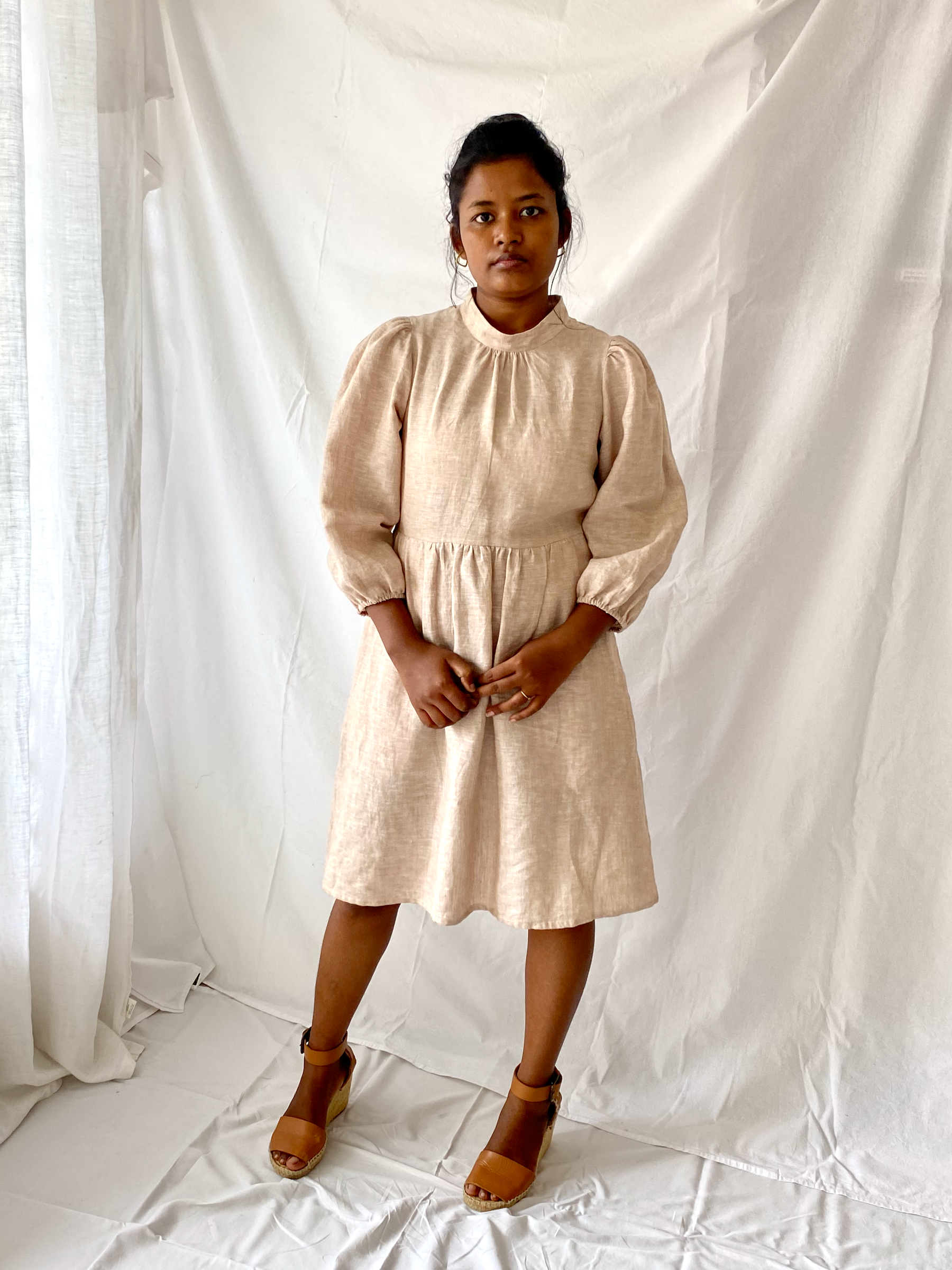 The Zephyr Dress - 100% Linen Dress for Women XXS The Zephyr Dress - 100% Linen Dress for Women XXS
