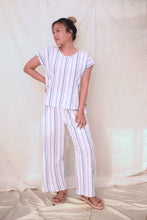 Load image into Gallery viewer, The Oasis Pants in Aegean Stripe