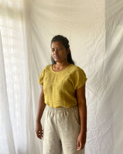 Load image into Gallery viewer, Eri Silk Blouse in Olive Green