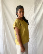 Load image into Gallery viewer, Eri Silk Blouse in Olive Green