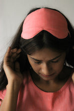 Load image into Gallery viewer, Sleep Mask in Coral Pink