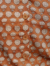 Load image into Gallery viewer, The Chrysanthemum Block Print Top