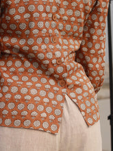 Load image into Gallery viewer, The Chrysanthemum Block Print Top