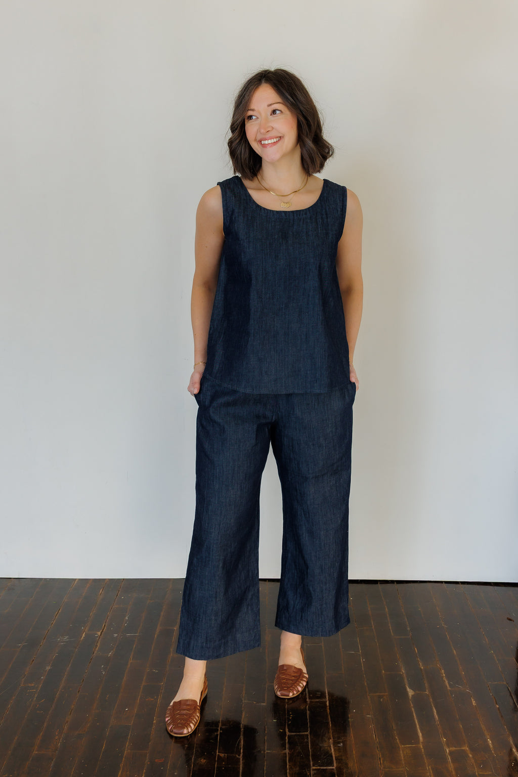 The Harmony Trousers in Denim