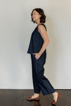 The Harmony Reversible Top in Denim