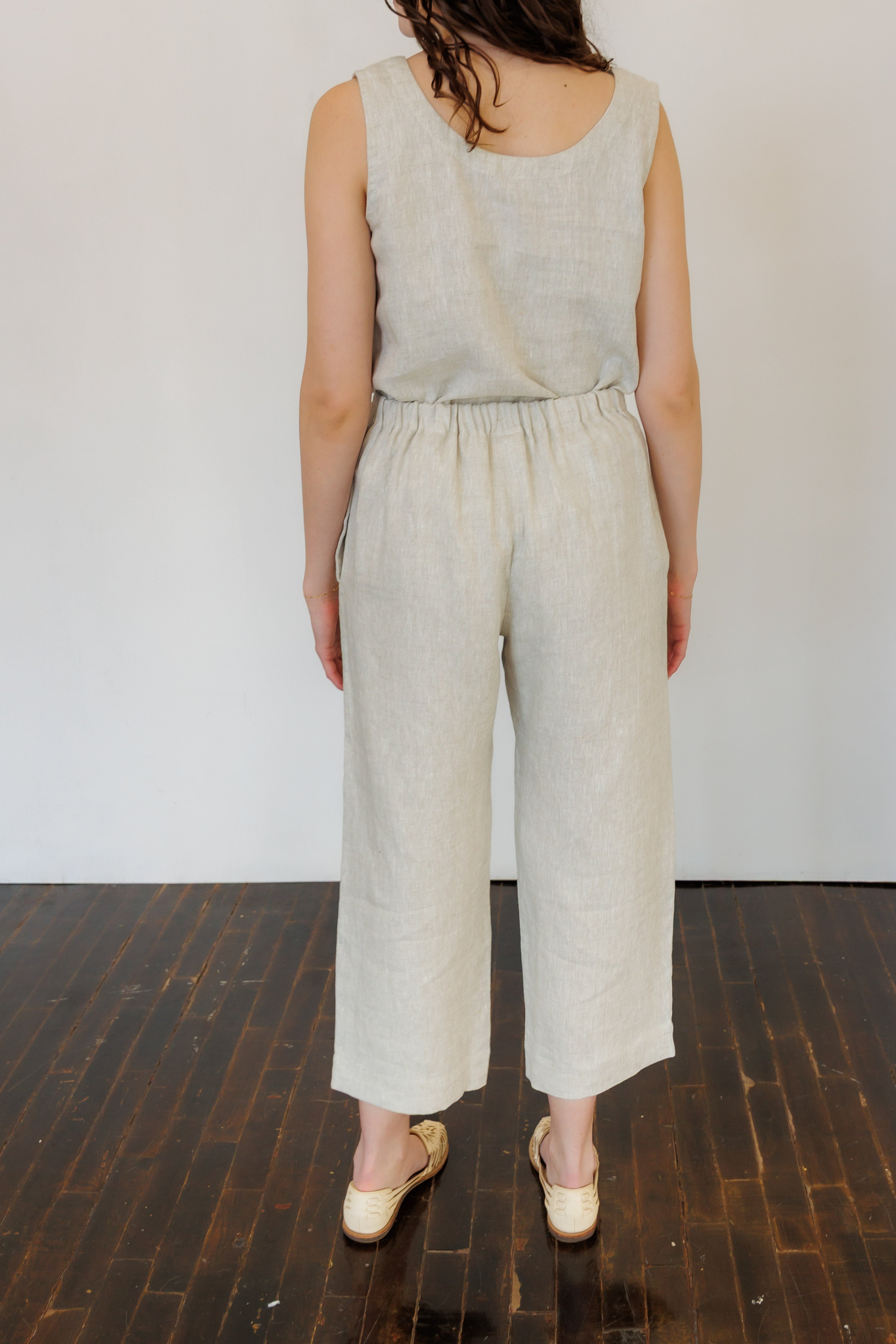 The Harmony Trousers in Natural Linen