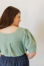 The Sylvie Top in Sage Green