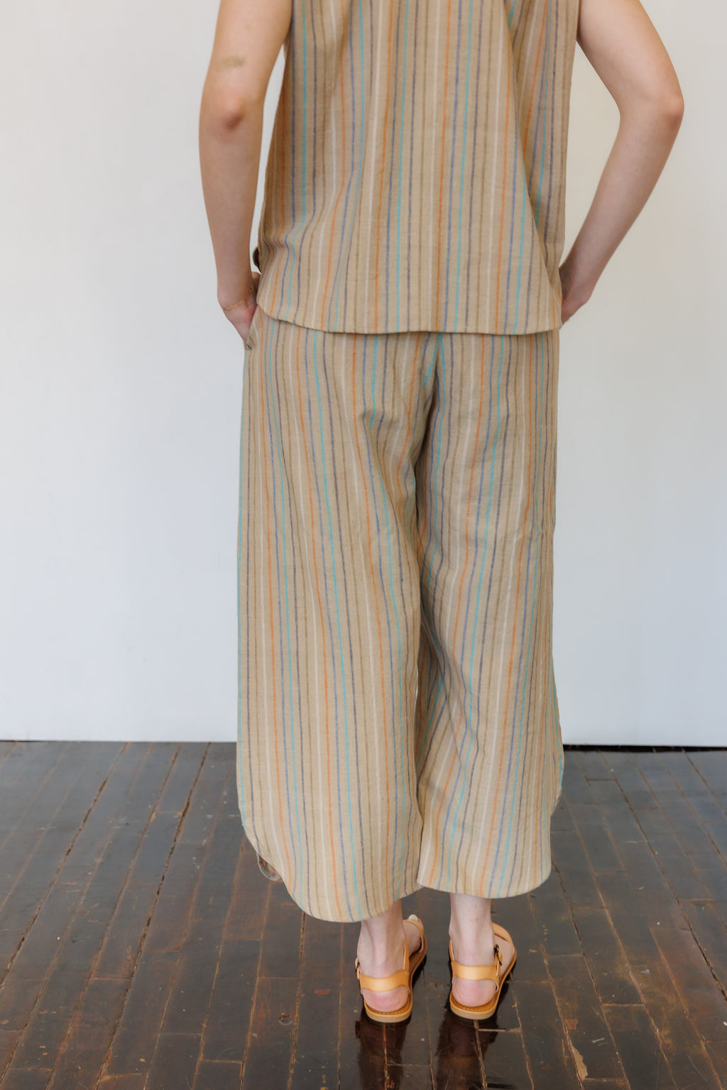 The Oasis Pants in Hazel Stripe