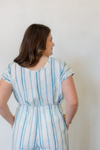 The Oasis Shirt in Aegean Stripe