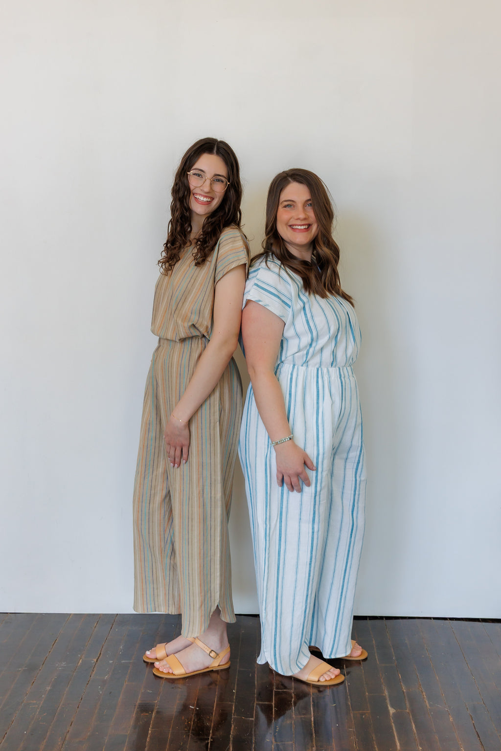 The Oasis Pants in Hazel Stripe