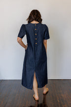 The Terra Midi Dress in Denim