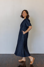 The Terra Midi Dress in Denim