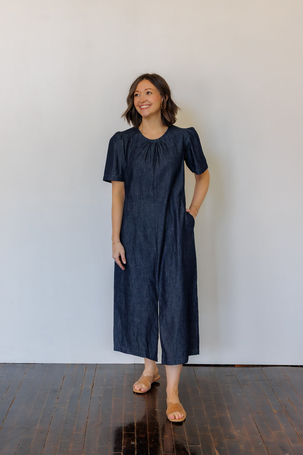 The Terra Midi Dress in Denim