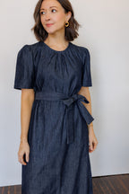 The Terra Midi Dress in Denim