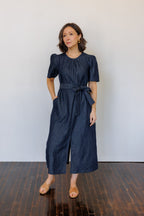 The Terra Midi Dress in Denim