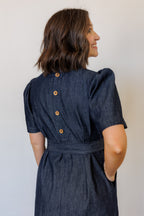 The Terra Midi Dress in Denim