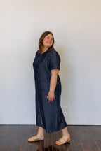 The Terra Midi Dress in Denim