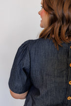 The Terra Midi Dress in Denim