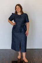 The Terra Midi Dress in Denim