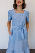 Load image into Gallery viewer, The Traverse Dress in Blue Linen
