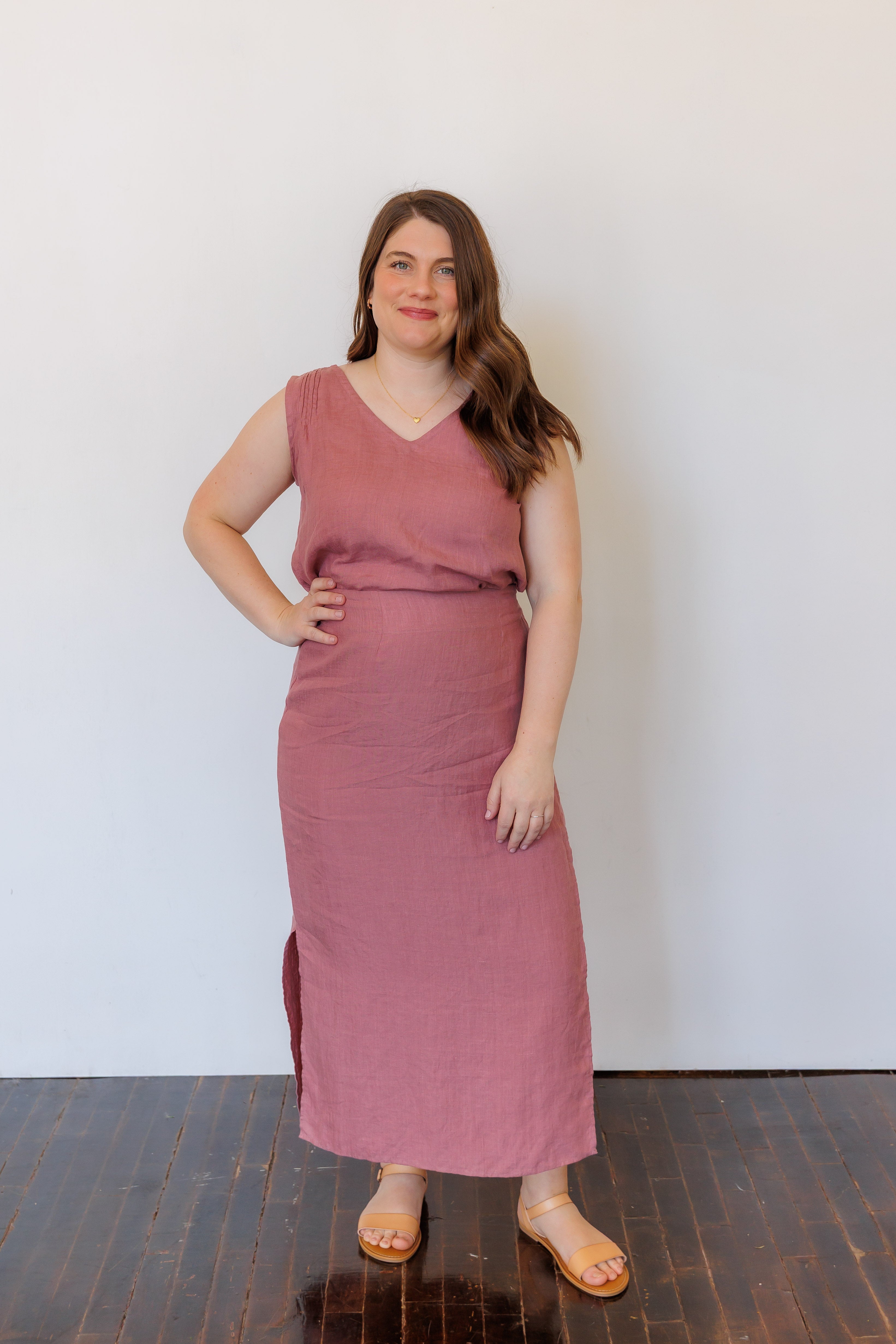 The Willow Wrap Skirt in Lilac