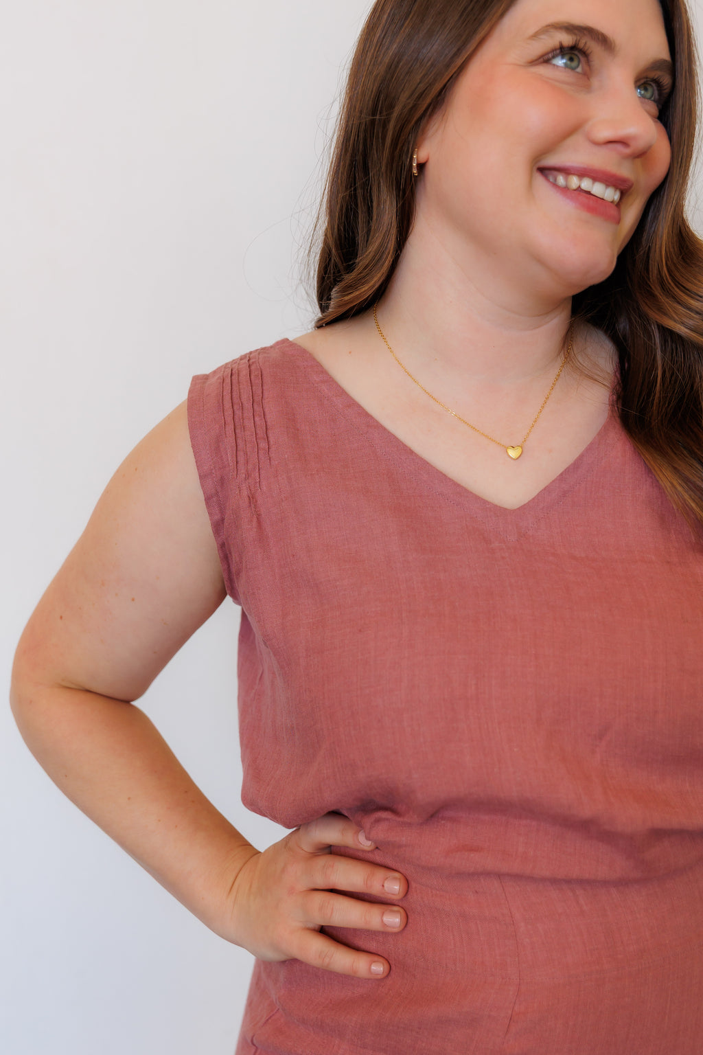 The Willow Top in Lilac
