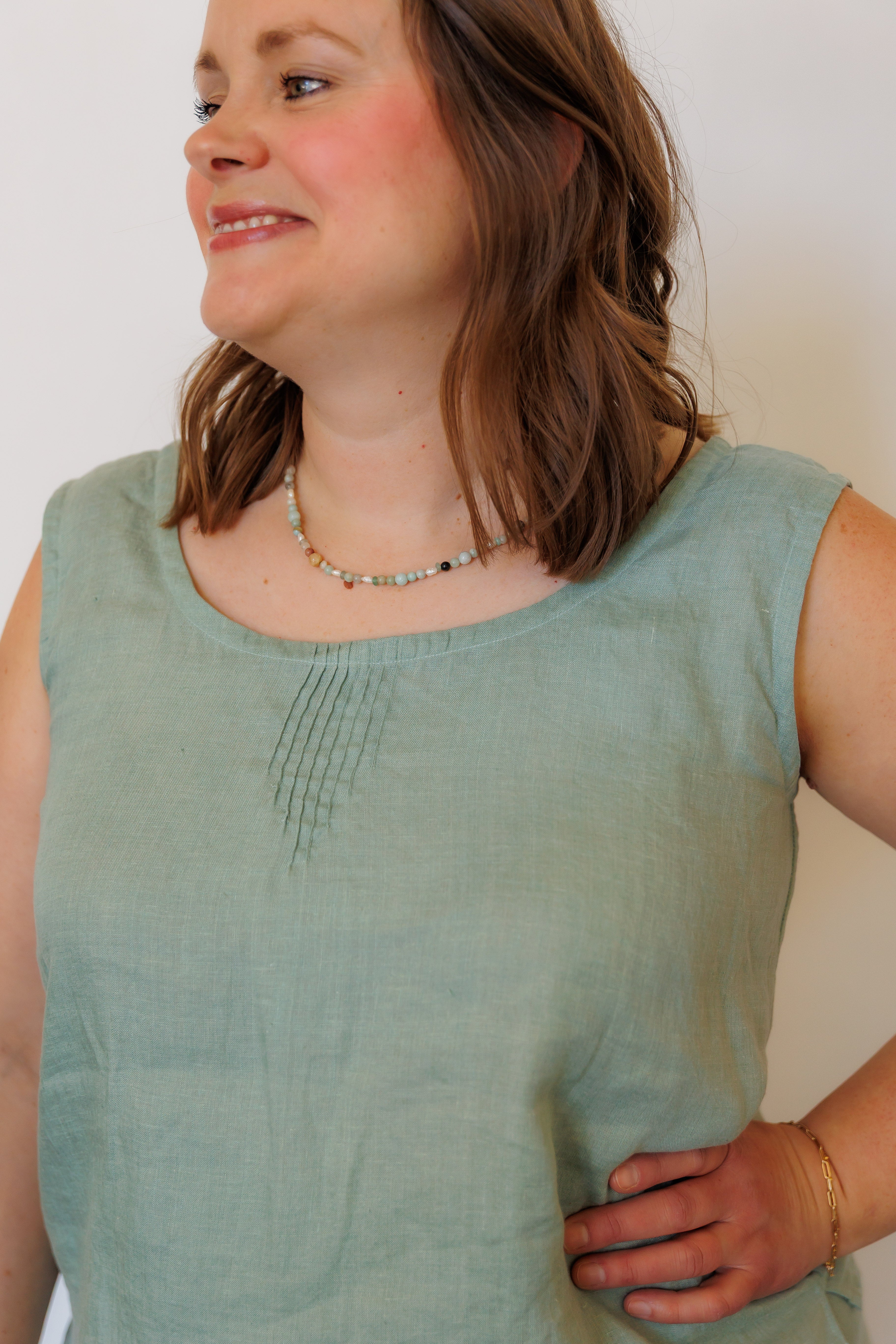 The Willow Top in Sage Green