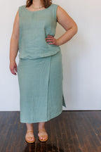 The Willow Top in Sage Green