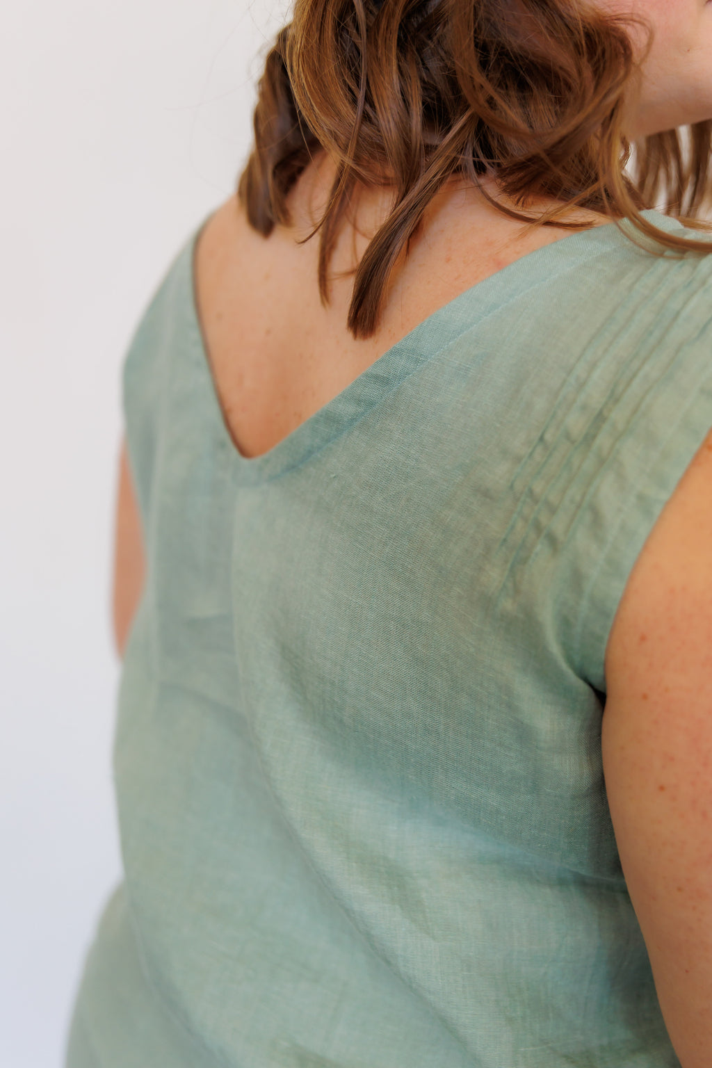 The Willow Top in Sage Green