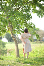 Load image into Gallery viewer, The Serene Kaftan Dress in Aegean Stripe

