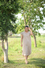Load image into Gallery viewer, The Serene Kaftan Dress in Aegean Stripe
