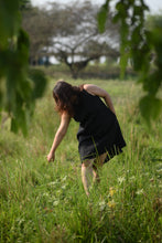 Load image into Gallery viewer, The Riverine Dress in Black Linen
