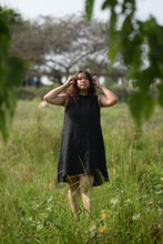 Load image into Gallery viewer, The Riverine Dress in Black Linen
