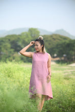 Load image into Gallery viewer, The Riverine Dress in Black Linen

