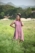 Load image into Gallery viewer, The Riverine Dress in Black Linen
