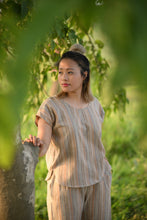 Load image into Gallery viewer, The Oasis Shirt in Aegean Stripe

