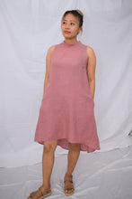Load image into Gallery viewer, The Riverine Dress in Black Linen
