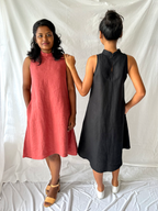 The Riverine Dress in Marsala