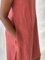 The Riverine Dress in Marsala