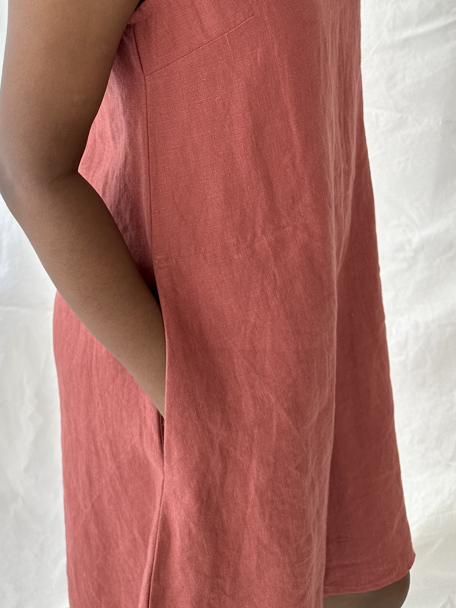The Riverine Dress in Marsala