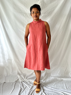 The Riverine Dress in Marsala