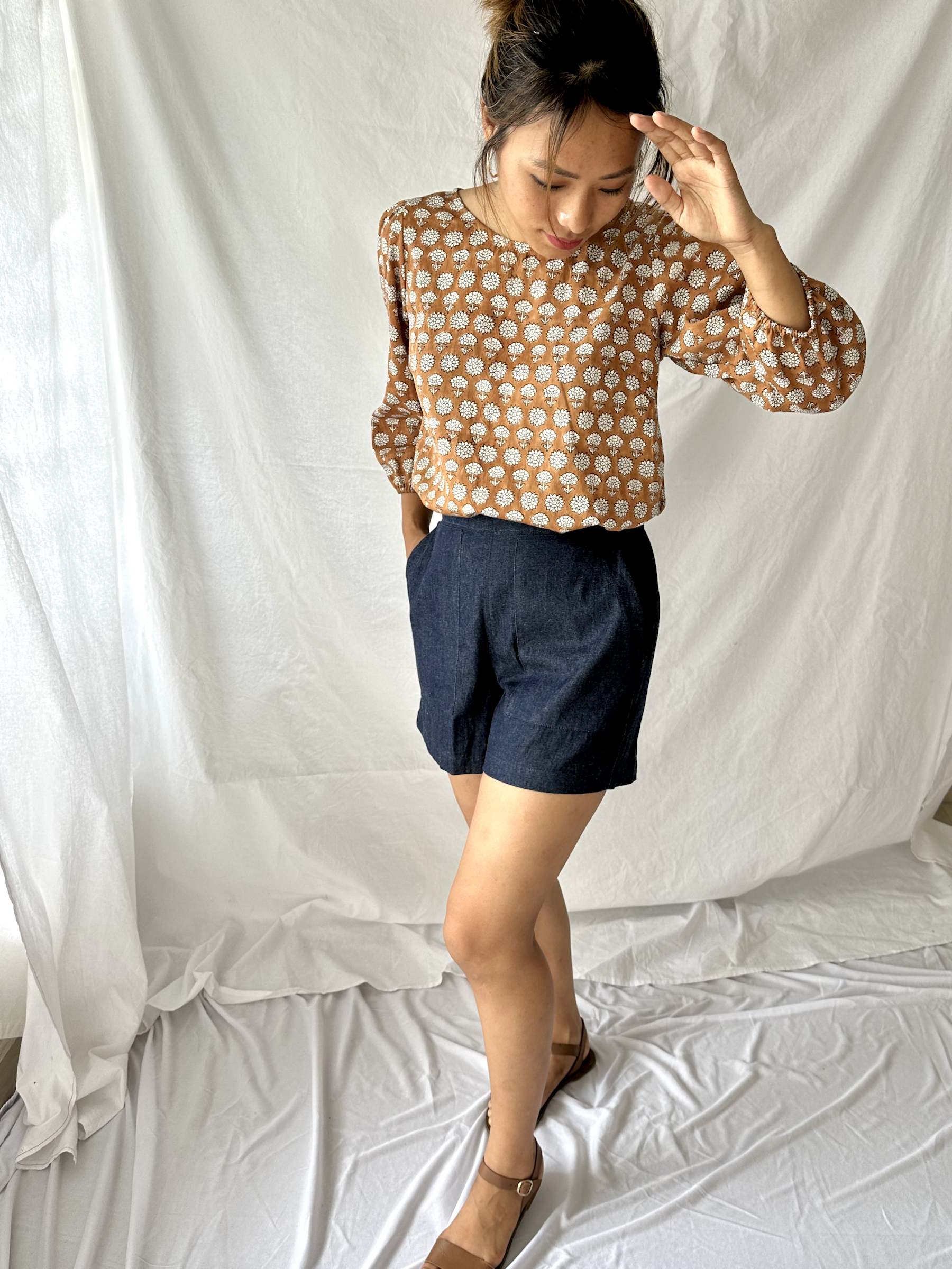 The Indi Shorts in Denim