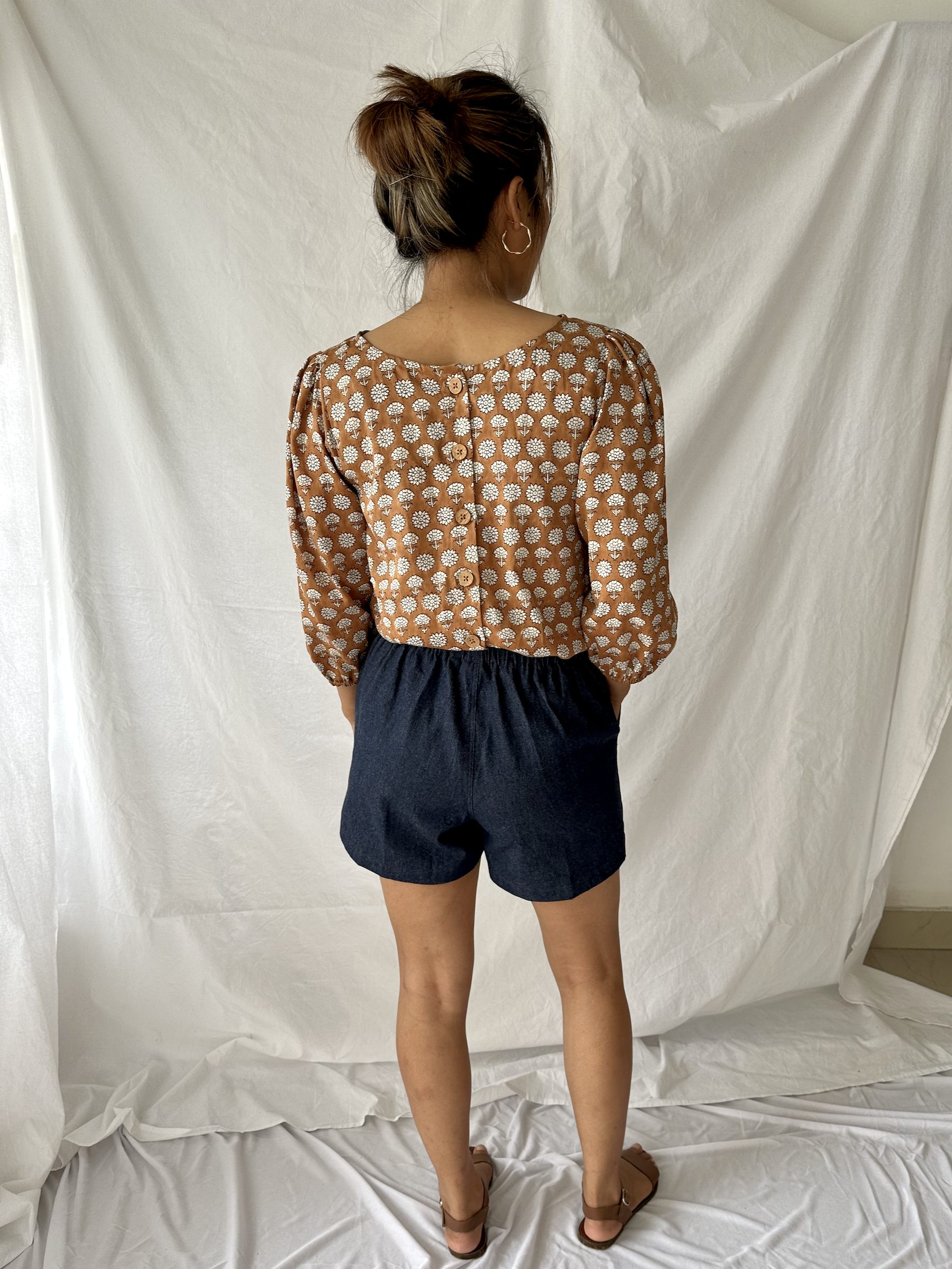 The Indi Shorts in Denim
