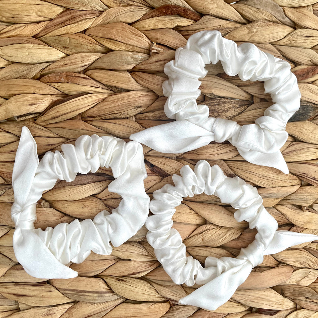 Peace Silk Scrunchie