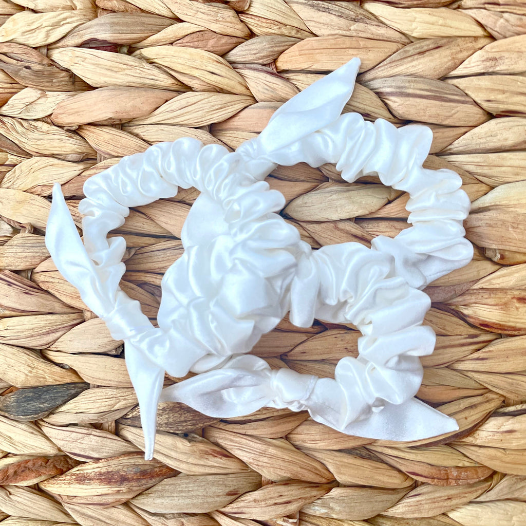 Peace Silk Scrunchie